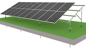 Painéis solares montados no solo para fazendas e agricultura