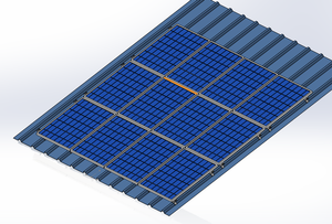 Acessórios para montagens de telhado de painel solar para sistema de montagem solar de telhado de telha 