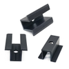 Kit de brancho de painel solar preto de alumínio