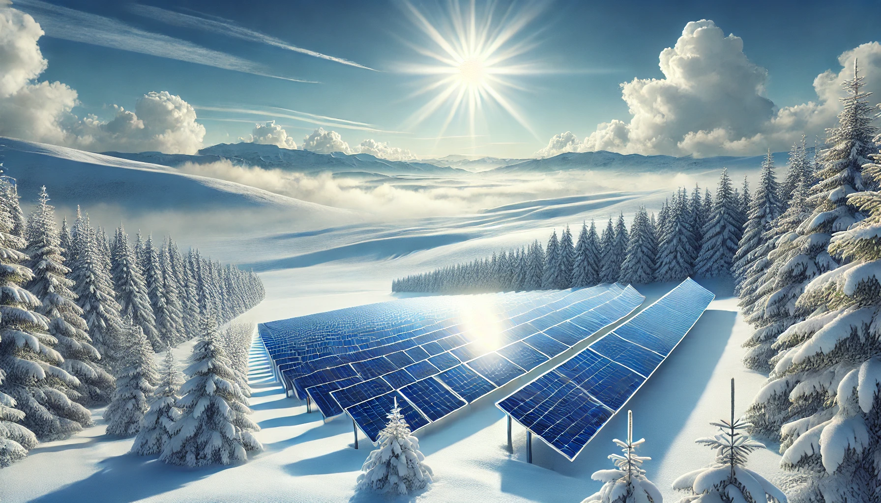 Sistemas de montagem fotovoltaica Snowfield: projeto de acumulação anti-neve e soluções integradas de remoção de neve