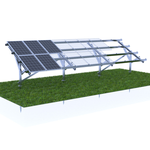 Painel solar de pólo único monte de montagem solar Sistema de estrutura PV Sistema único de coluna