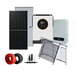Painéis solares Sistemas de energia em casa em kits de energia solar de grade Sistema de armazenamento de energia solar externa solar