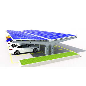 Estrutura de montagem solar de garagem à prova d'água estacionamento de garagem solar