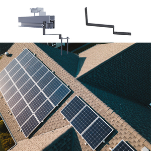 Painel solar Pavaleiro telhas de asfalto kits de gancho de folha de metal telhas solares telhas fotovoltaicas Sistema de montagem