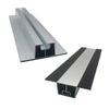 Solução de trilho de alumínio para sistema solar de energia solar de telhado metal trapezoidal Sistema de painel solar doméstico